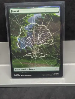 Forest 193 X1 NM Marvel's Spider Man MTG - Image 1