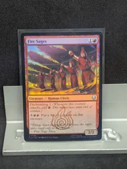 Fire Sages FOIL NM X1 Avatar The Last Airbender MTG - Image 1