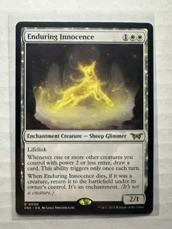 Enduring Innocence Duskmourn: House of Horror Regular 0006 MTG NM - Image 1