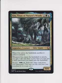 MAGIC MTG COMMANDER MODERN HORIZONS 3 URO, TITAN OF NATURE'S WRATH (X) - Image 1