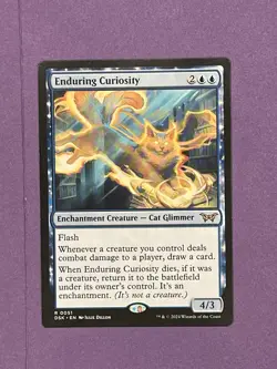 Enduring Curiosity - Regular Rare - DSK 0051 - Near Mint - MTG - Image 1