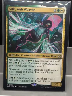 Silk, Web Weaver X1 NM Marvel's Spider Man MTG - Image 1