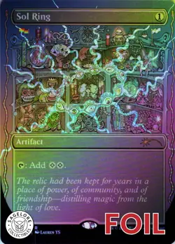 Sol Ring Foil - Secret Lair Pride - 1011 NM - Image 1