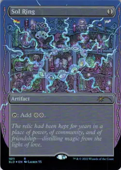 Sol Ring Foil - Secret Lair Pride - 1011 NM - Image 2