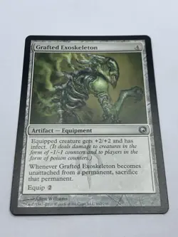 Grafted Exoskeleton - Scars of Mirrodin - MTG - UNC - Magic the Gathering - Image 2