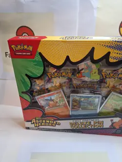 Pokemon TCG Ascended Heroes First Partner Deluxe Pin Collection Factory Sealed - Image 3