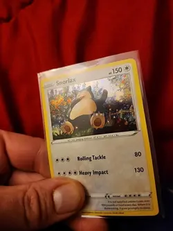 SNORLAX- 140/202: Pokemon TCG/CCG Sword & Shield Cosmos Holo Rare NM/M Card - Image 4
