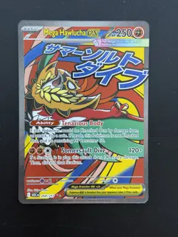Pokemon MEGA HAWLUCHA EX 268/217 - Ascended Heroes - ULTRA RARE FULL ART - Image 1