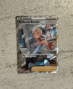 Pokemon TCG Professor Burnet TG26/TG30 Trainer Gallery Silver Tempest NM - Image 1