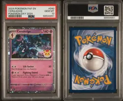 2024 POKEMON PAF EN-PALDEAN FATES POKEMON DAY 2024 #040 CERULEDGE PSA 10 - Image 3