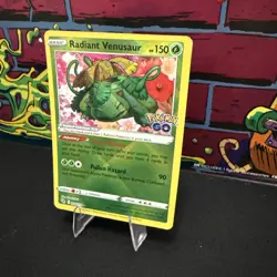 Radiant Venusaur Radiant Rare Pokemon GO 004/078 NM Holo - Image 3