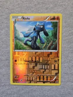 Riolu 46/124 Reverse Holo Pokemon XY Fates Collide - Image 1