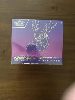 Pokemon Scarlet & Violet Pokemon Center Elite Trainer Box Miraidon ETB Sealed - Image 1