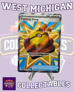 Fighting Gong 168/132 Me01: Mega Evolution Holo Free Shipping Pokemon NM - Image 1