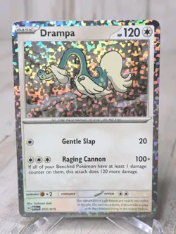 2024 Pokemon TCG Drampa 015/015 Mcdonald’s Rare Promo Holo Near Mint - Image 1