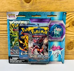 Pokemon Legendary Beasts Collector’s Pin Blister Pack Suicune XY Evolutions NEW - Image 1