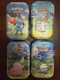 Pokemon TCG Ascended Heroes Mini Tins Lot of 4 Factory Sealed - Image 1