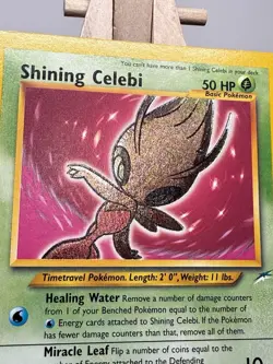 Pokemon TCG Shining Celebi Neo Destiny Shining Holo 50 HP 106/105 Vintage - Image 4