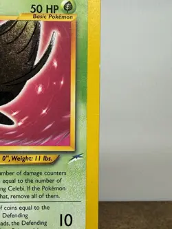 Pokemon TCG Shining Celebi Neo Destiny Shining Holo 50 HP 106/105 Vintage - Image 5