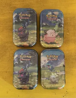 LOT OF 4 SEALED ✅ Pokemon TCG Ascended Heroes MINI TINS Brand New/Sealed - Image 1