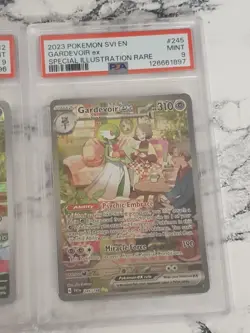 Pokemon TCG Ralts 211 Kirlia 212 Gardevoir EX Scarlet and Violet Sequentia PSA 9 - Image 5