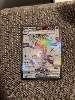 Pokemon Greninja EX TCG Twilight Masquerade Holo Ultra Rare Full Art 198/167 - Image 1