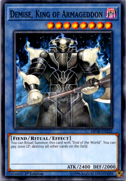 Demise, King Of Armageddon MP18-EN232 Yu-Gi-Oh! 1st Edition Light Play - Image 1