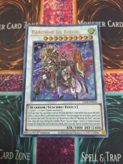 Yu-Gi-Oh! Baronne de Fleur LED8-EN024 Ultra Rare 1st Edition Near Mint - Image 1