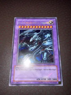 Yu-Gi-Oh! Blue-Eyes Ultimate Dragon -RP01-EN000- Secret Rare -Limited Edition NM - Image 1