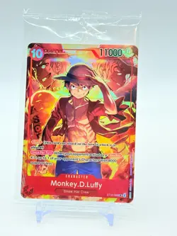 One Piece TCG Monkey D. Luffy #ST10-006 SR Promo Holo SEALED - Image 1