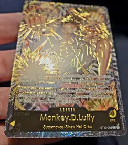 ONE PIECE CCG MONKEY.D.LUFFY PREMIUM LEADER NM+ - Image 3