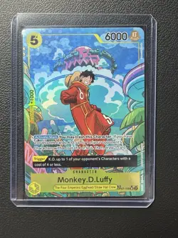 One Piece Namco Monkey.D.Luffy Two Legends OP07-109 Treasure Rare Foil - Image 1