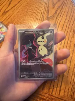 Pokemon Team Rocket's Mimikyu 60 HP Psychic Basic Card ASK 238/217 Regular - Image 1