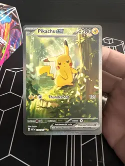 Pikachu EX 276/217 SIR Illustration Rare Pokemon Card Ascended Heroes NM - Image 1