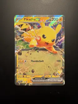Pikachu ex SVP 106 Black Star Promo Card 2024 Battle Academy Pokemon TCG - Image 1