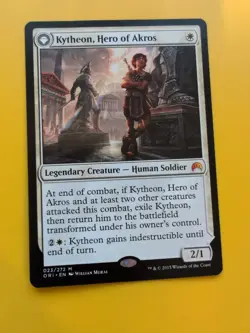Gideon, Battle Forged. Origins Mythic Kytheon, hero of akros MTG Card. - Image 4