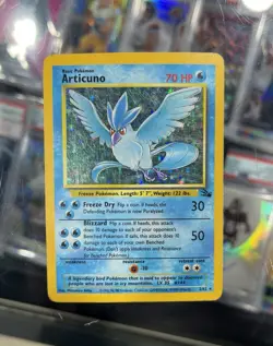 Pokemon Articuno Fossil 2/62 70 HP Holo Rare Holo English Wizards 1999 TCG Card - Image 1