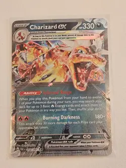 Charizard ex 54/91 Paldean Fates Double Rare, Pokemon Card - Image 1