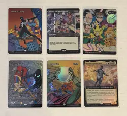 Magic The Gathering Lot Of 18 Mythic Rare & Art Series Spiderman Cards - Image 4