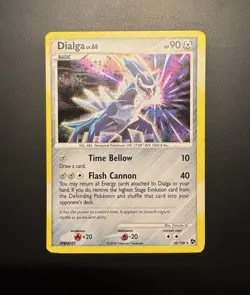 2008 Pokemon Diamond & Pearl Great Encounters Dialga Reverse Holo Card #16/106 - Image 1