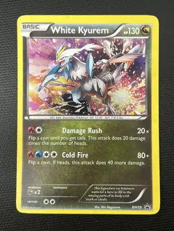 White Kyurem BW59 Promo Holo Rare Pokemon Trading Card Game NM - Image 1