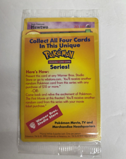 Sealed Mewtwo Pokemon The First Movie WB Promo 1999 Card New - Image 1
