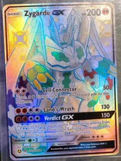 Zygarde GX SV65/SV94 Hidden Fates: Shiny Vault Holo Pokemon Card - Image 1