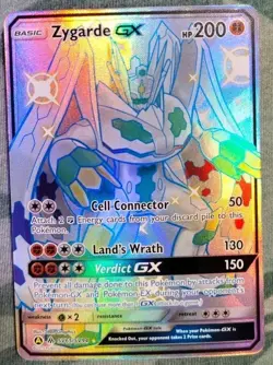 Zygarde GX SV65/SV94 Hidden Fates: Shiny Vault Holo Pokemon Card - Image 3