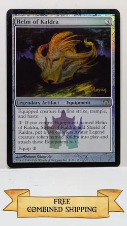 Helm of Kaldra Prerelease Cards Foil LP - Image 1