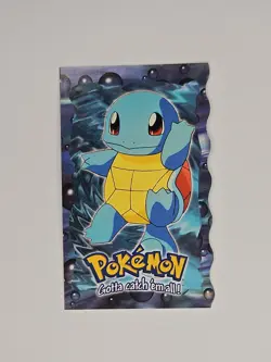 Topps 7/12 #7 Squirtle Die Cut Blue Label Pokemon Card - Image 1