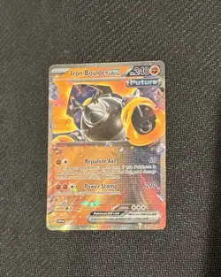 Pokemon TCG Iron Boulder EX 147 Scarlet & Violet Promo Cards Holo - Image 1