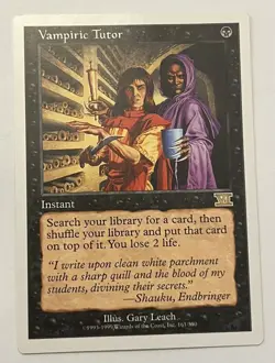 MTG Vampiric Tutor #161 Sixth 6th Edition Regular - Image 1