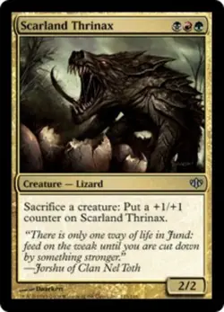 Scarland Thrinax - Foil LP, English MTG Conflux - Image 1