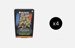 Magic: The Gathering - Teenage Mutant Ninja Turtles Commander Deck 4ct PRE-ORDER - Image 1